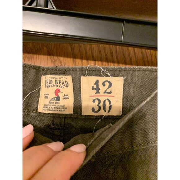 Redhead Brand Clothing Cargo Canvas Pants 42/30 - Picture 2 of 3